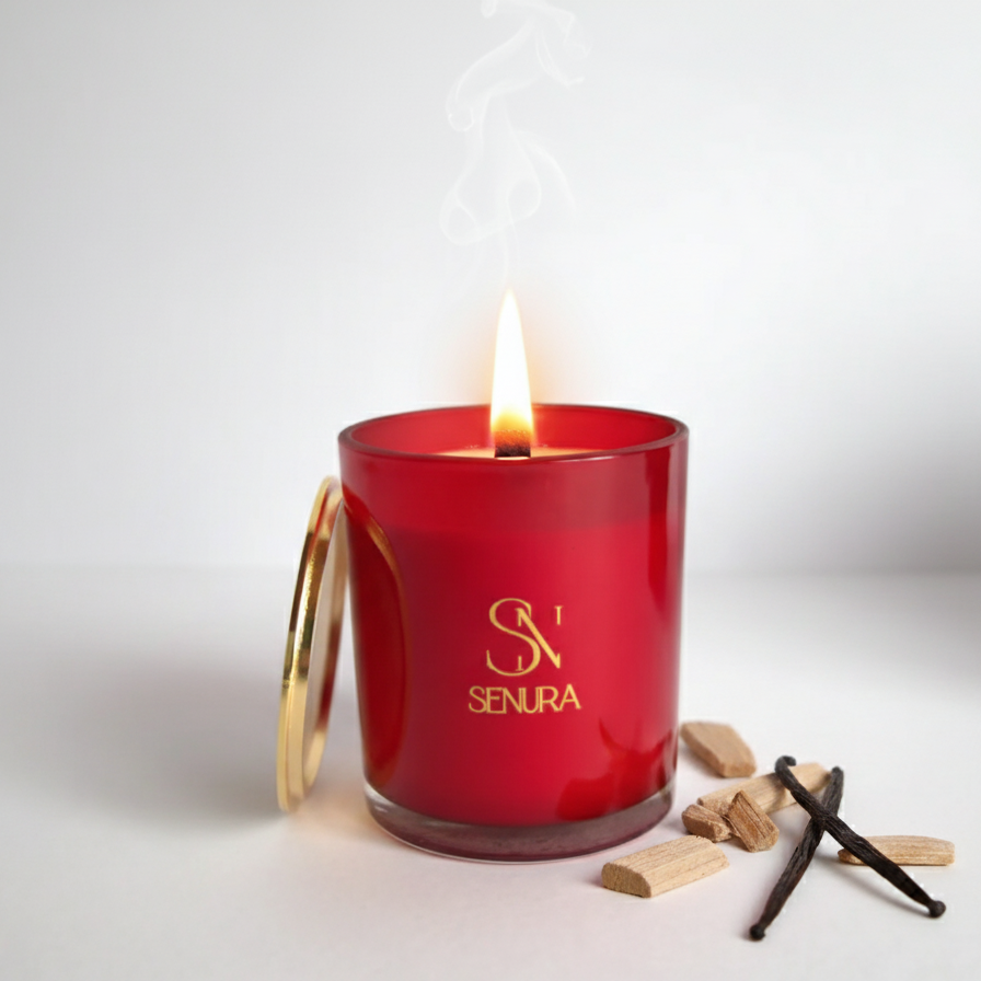 Sandelholz & Vanille Duftkerze